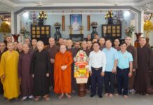 Gò Vấp: Đoàn Ủy ban MTTQVN TP.HCM thăm trường hạ chùa Huỳnh Kim và Phổ Minh