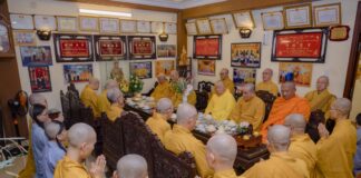 Quận 3: Chùa Trúc Lâm khánh tuế chư Tôn đức và dâng Pháp y mùa Vu lan Báo hiếu PL.2567