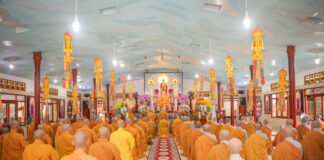 Củ Chi: Bố-tát định kỳ và triển khai hoạt động Phật sự sắp tới