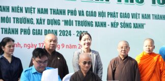 Ký kết kế hoạch phối hợp giữa BTS GHPGVN TPHCM và Hội LHTN Việt Nam TP.HCM