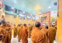 Quận 6: Lễ Tự tứ kết thúc khóa An cư kiết hạ ở chùa Tùng Lâm