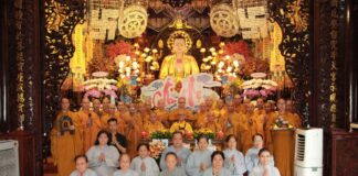 Phú Nhuận: Chùa Đại Giác cử hành lễ tác pháp Tự tứ PL.2567