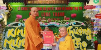 Quận 12: Lễ bổ nhiệm trụ trì chùa Long Thạnh