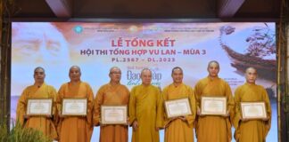 Ban Văn hóa Phật giáo TP.HCM trao giải Hội thi Vu lan – Văn hóa tình người năm 2023