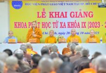 Khai giảng khóa IX khoa Phật học từ xa khóa IX