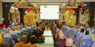 Gò Vấp: Tuyên truyền, vận động tăng ni, Phật tử tham gia bảo đảm TTATGT