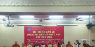 TPHCM: Lễ bảo vệ luận văn tiến sĩ Phật học đầu tiên tại Học viên Phật giáo Việt Nam