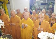 Quận 10: Ban Trị sự GHPGVN Q.10 viếng tang Sư cô Thích nữ Huệ Thanh