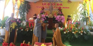 Gò Vấp: Lễ đặt đá trùng tu chùa Viên Minh