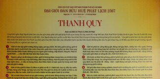Thanh quy Đại giới đàn Bửu Huệ PL.2567