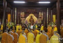 Gò Vấp: Cung thỉnh Giác linh Hòa thượng Thích Tuệ Sỹ trở về Quảng Hương Già Lam yết Phật, lễ Tổ