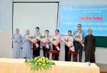 Truyền thông về phòng chống bệnh cúm tại học viện Phật giáo Việt Nam