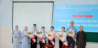 Truyền thông về phòng chống bệnh cúm tại học viện Phật giáo Việt Nam
