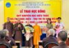 Trao 40 suất học bổng đến Tăng Ni sinh Học viện Phật giáo Việt Nam tại TP. Hồ Chí Minh