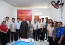 Quận 8: BTS GHPGVN Quận 8 hỗ trợ kịp thời sửa chữa 1 căn nhà bị cháy tại phường 15