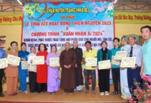 Nhà Bè: Chùa Huyền Trang tổng kết hoạt động thiện nguyện năm 2023