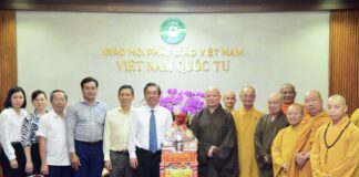 Thành ủy TP.Hồ Chí Minh thăm, chúc Tết chư tôn đức Ban Trị sự Giáo Hội Phật giáo Việt Nam TP