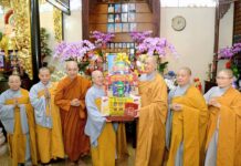 Ni giới T.Ư và TP.HCM chúc tết chư tôn đức Ni chùa Dược Sư, tịnh xá Ngọc Phương và chùa Phổ Đà quận Bình Thạnh