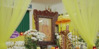 Các Ban, Viện TƯ, BTS các tỉnh, quận, huyện, thành phố viếng tang Trưởng lão HT. Thích Hiển Tu