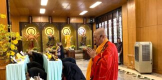 Thảo Đường Thiền Tự khai Kinh Dược Sư cầu an đầu năm mới Giáp Thìn 2024