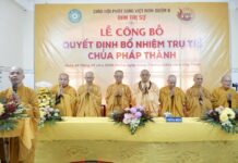 Quận 6: Tưởng niệm Ni trưởng Thích nữ Tắc Thành và bổ nhiệm trụ trì chùa Pháp Thành