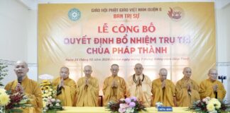 Quận 6: Tưởng niệm Ni trưởng Thích nữ Tắc Thành và bổ nhiệm trụ trì chùa Pháp Thành