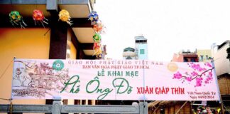Khai mạc “Phố ông đồ – Nghệ thuật Phật giáo” tại Việt Nam Quốc Tự