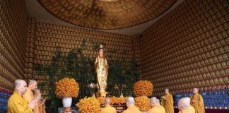 Khóa lễ cầu quốc thái dân an tại chùa Phổ Quang