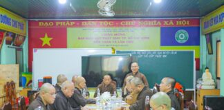 Củ Chi: Ban Trị sự tổ chức phiên họp triển khai hoạt động Phật sự năm 2024