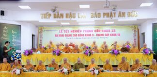 TP.HCM: Long trọng tổ chức Lễ tốt nghiệp hệ Trung cấp Phật học khóa 12