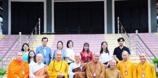 Chủ tịch Tịnh độ Hội Phật giáo Hàn Quốc thăm và làm việc tại Văn phòng 2 Trung ương Giáo hội