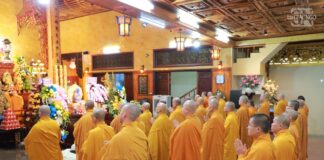 TP.Thủ Đức: Chư Tăng Bố-tát chung đầu năm Giáp Thìn tại tu viện Phước Minh