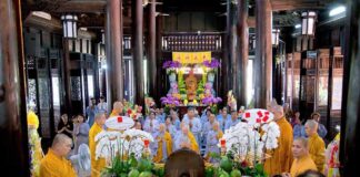 Nhà Bè: Chùa Pháp Võ hoàn kinh dược sư đầu Xuân Giáp Thìn