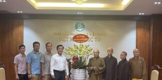 Công an, Hội Liên hiệp Thanh niên VN TP.HCM chúc mừng Phật đản