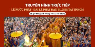 Truyền hình trực tiếp Lễ rước kính mừng Phật đản vào 8 giờ tối nay