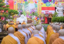 Bình Tân: Trang nghiêm tổ chức Đại Đại lễ Phật đản PL.2568 tại Tổ đình Long Thạnh