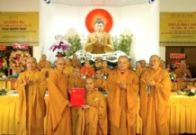 Bình Chánh: Bổ nhiệm trụ trì chùa Quang Minh
