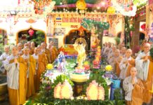 Quận 8: Không khí đón mừng Phật đản tại tự viện trên địa bàn quận