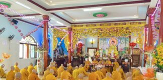 Hóc Môn: Lễ Bố Tát kỳ đầu tiên mùa An cư Kiết hạ Phật lịch 2568