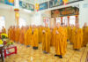 Quận 10: Lễ Bố tát, thính giới tại chùa Pháp Hội