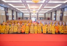 Ban Hoằng pháp, Ban Kinh tế – Tài chính TƯ thăm và sách tấn chư hành giả an cư tại TP.HCM.