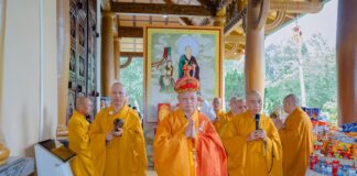 Trang nghiêm Đại lễ Trai đàn Chẩn tế kỳ siêu tại Đền Bến Dược (H.Củ Chi)