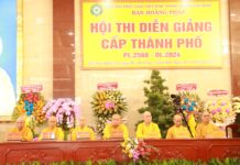 Phát thưởng Hội thi diễn giảng cấp TP tại Việt Nam Quốc Tự