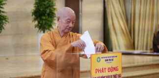 Ban Trị sự GHPGVN TP.HCM ủng hộ đồng bào bị thiệt hại do bão số 3 (Yagi)