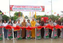 Quận 8: Khánh thành cầu Đình Thanh Khê và trao quà cho người khó khăn tại huyện Vũng Liêm