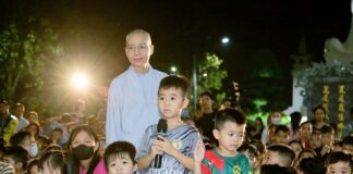 Huyện Bình Chánh: Chùa Thanh Tâm tổ chức chương trình “Vui hội trăng rằm” cho thiếu nhi
