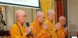 Gò Vấp: Ban Trị sự quận triển khai Phật sự sắp tới và cử hành nghi thức tụng giới Bồ-tát định kỳ