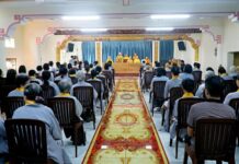 Ban HDPT Phật giáo TP.HCM đã đến thăm và sách tấn các đạo tràng tu học tại chùa Hòa Khánh, Q. Bình Thạnh