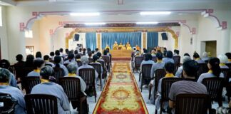 Ban HDPT Phật giáo TP.HCM đã đến thăm và sách tấn các đạo tràng tu học tại chùa Hòa Khánh, Q. Bình Thạnh