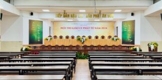 Không khí công tác chuẩn bị Hội thi giáo lý Phật tử năm 2024 cấp quận, huyện